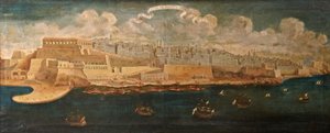 Perspektywa miasta Malty od wschodu, 1680