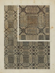 Tkana narzuta, ok. 1938.
