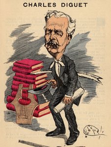 Okładka The Men of Today, numer 393, ilustracja Manuel Luque (1854-1919): Literatura, Lyre - Diget Charles (1836-1909) autorstwa Manuel Luque