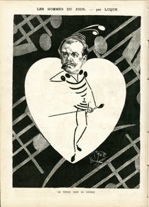 Ilustracja Manuela Luque (1854-1919) w La Caricature (1880) autorstwa Manuel Luque