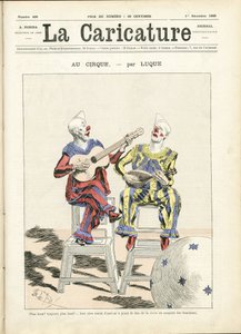 Ilustracja Manuela Luque (1854-1919) do okładki La Karykatury (1880) autorstwa Manuel Luque