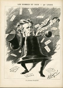 Ilustracja Manuela Luque (1854-1919) do okładki La Karykatury (1880) autorstwa Manuel Luque