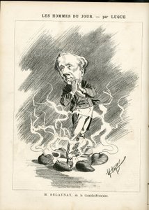 Ilustracja Manuela Luque (1854-1919) do okładki La Karykatury (1880) autorstwa Manuel Luque