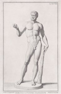Posąg Herkulesa, 1734. autorstwa Marc
