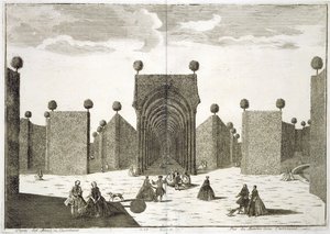 Ogrody Topiary, z Delights of the Villa Castellazzo, autorstwa Domenico Felice Leonardi, opublikowane w 1743 r. autorstwa Marc