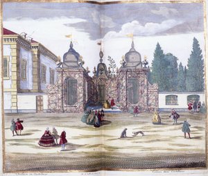 Woliera w Castellazo, 1743 autorstwa MarcAntonio dal Re