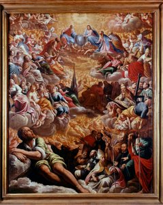 Raj - Obraz autorstwa Marcantonio Bassetti (1588-1630), olej na płótnie 78X61 CM - Neapol Museo di Capodimonte