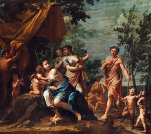 Apollo z Trzema Gracjami, Wenus, Kupidynem i Pan