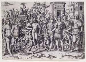 Triumf (grawerunek) autorstwa Marcantonio Raimondi