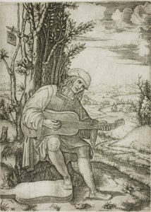 Filoteusz Achillini autorstwa Marcantonio Raimondi