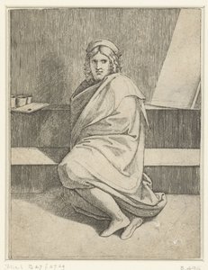Portret malarza Rafaela autorstwa Marcantonio Raimondi