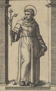 Św. 1500-1527. autorstwa Marcantonio Raimondi