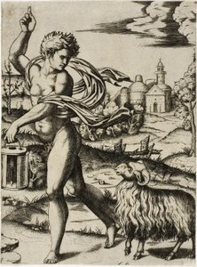 Znak Rami autorstwa Marcantonio Raimondi