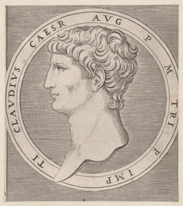 Speculum Romanae Magnificentiae: Claudius, from The Twelve Caesars, ca. 1500-1534., ca. 1500-1534.    1140097   pl       polish Successfully Translated  Original: Temple of Pola in Istria, plate 21 from Some Views of Triumphal Arches and other monuments Tr autorstwa Marcantonio Raimondi