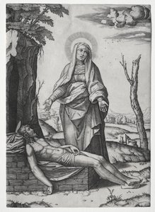 Pieta autorstwa Marcantonio Raimondi