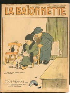 Okładka „La Baionnette”, Satyryczne i Kolory autorstwa Marcel Amable O.L. Capy