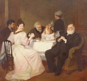 Zjazd rodzinny w domu Madame Adolphe Brisson, 1893