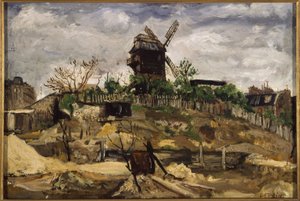 Moulin de la Galette, około 1920 r. (olej)