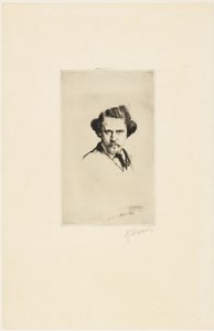 Portret Alfreda Cadarta autorstwa Marcellin Gilbert Desboutin