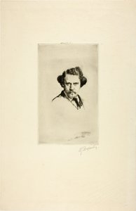 Portret Alfreda Cadarta, 1875 autorstwa Marcellin Gilbert Desboutin