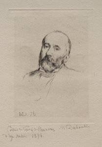 Puvis de Chavannes autorstwa Marcellin Gilbert Desboutin