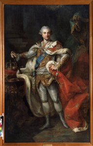 Portret Stanisława II Augusta Poniatowskiego, króla i wielkiego księcia Rzeczypospolitej (1732-1798), ok. 1790 (olej na płótnie)