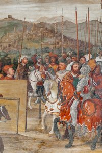 Szczegóły wizyty Christiana I z Danii u Bartolomeo Colleoniego, Hall of Honor