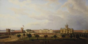 Widok wnętrza twierdzy Iwangorod, 1846 autorstwa Marcin Zaleski