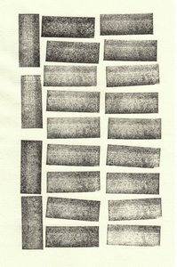Stones_22, 2017 (gumowe stemple) autorstwa Marco Campedelli