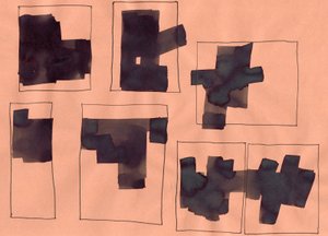 Bez tytułu, 2014 (grafit i tusz na papierze) autorstwa Marco Campedelli