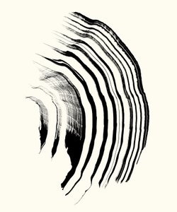 Vibration_01, 2023 (tusz na papierze) autorstwa Marco Campedelli