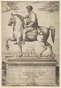 Posąg konny Marka Aureliusza, 1515-27.