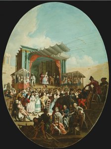 Komedia włoska w Weronie, 1772. autorstwa Marco Marcola