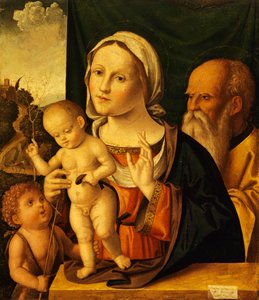 Święta rozmowa, Marco Palmezzano (ca 1459-1539), 52x61 cm