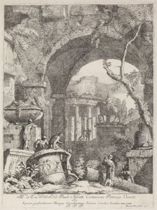 Capriccio: Ruiny autorstwa Marco Ricci