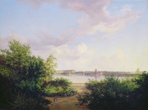 Ogród Johannesa Amsincka na Binnenalster, 1837
