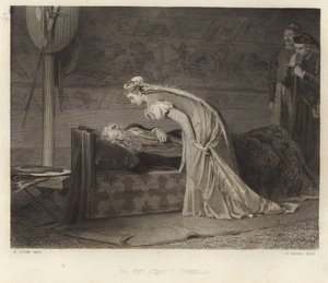 Król Lear i Cordelia autorstwa Marcus Stone