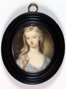 Lady Katarzyna (Katherine) Hyde, księżna Queensberry (emalia) autorstwa Margaret  Smith