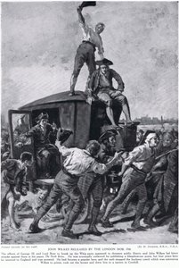 John Wilkes uwolniony przez londyńską mafię autorstwa Margaret (after) Dovaston