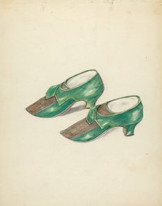 Buty damskie, ok. 1900 r. 1940.