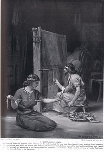 Krosno babilońskie, ilustracja z "Historii narodów" Hutchinsona (litografia) autorstwa Margaret Dovaston