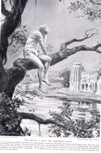 Koniec długiego i pomyślnego panowania, ilustracja z "Hutchinsons History of the Nations", ok. 1910 r. (litografia)