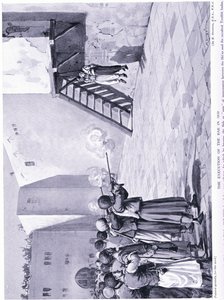 Egzekucja Baba w 1850 r. n.e. (litografia) autorstwa Margaret Dovaston