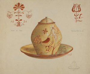 Pa. Niemiecki Pokryty Jar