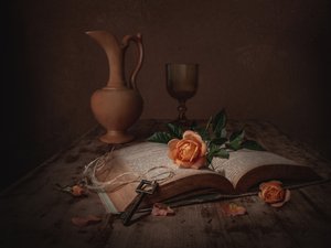 Książka „Dark Academia Rose” autorstwa Margareth Perfoncio