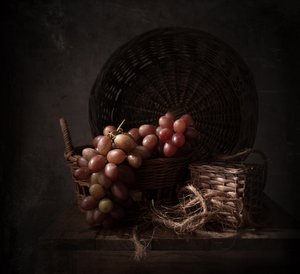 Winogrona Dark Harvest autorstwa Margareth Perfoncio