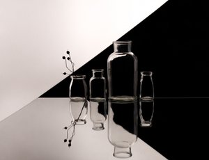 Eleganckie odbicia w szkle