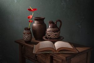 Rustykalna kompozycja z ceramiką autorstwa Margareth Perfoncio