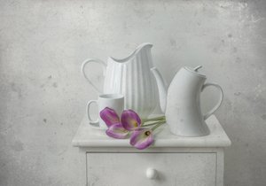 Martwa natura w stylu shabby chic