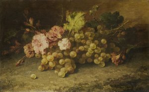 Martwa natura z winogronami autorstwa Margaretha Roosenboom